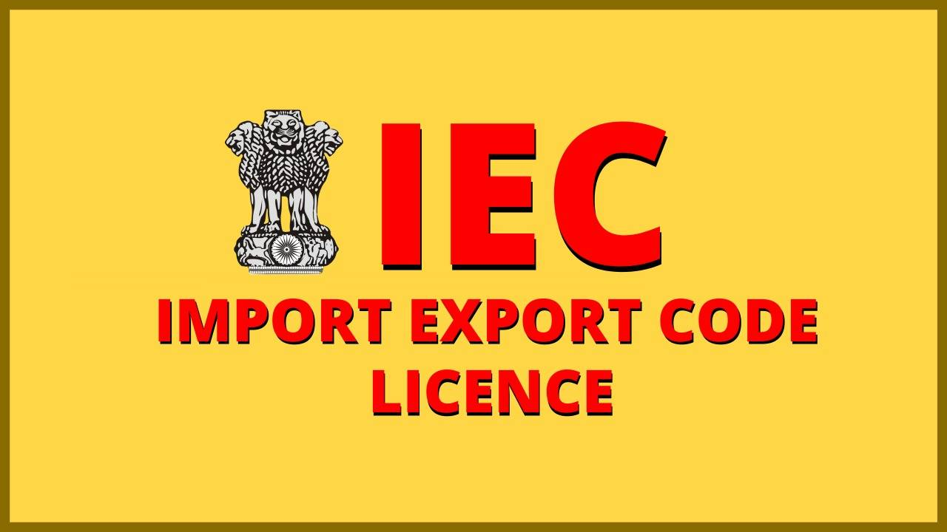 IMPORT EXPORT CODE LICENCE